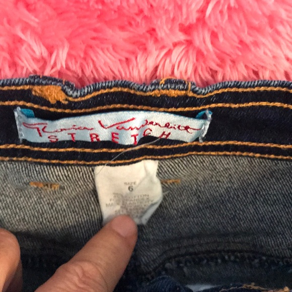 Gloria Vanderbilt Women’s Size 6 Dark Blue Cotton Stretch Straight Leg Jeans - Picture 6 of 11